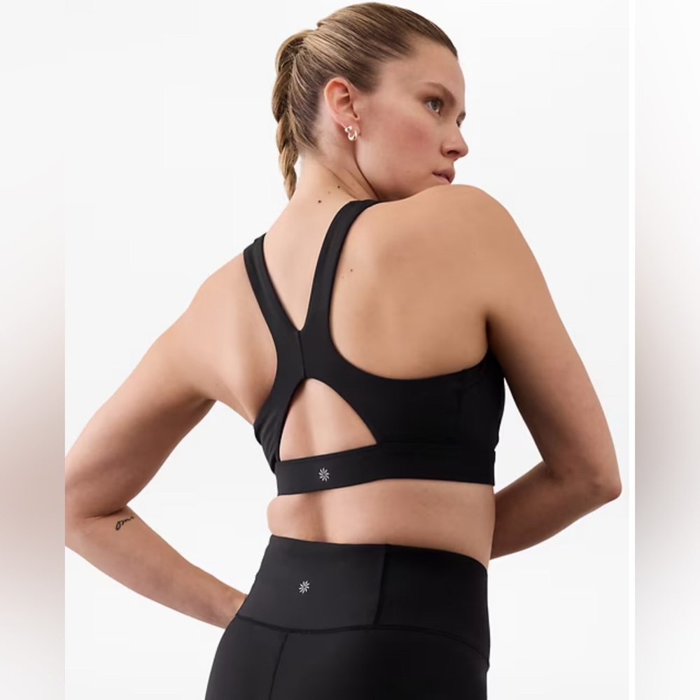 NWT Athleta XL  interval bra black X-Large